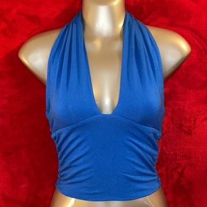 NWT PACSUN HALTER CROP SM